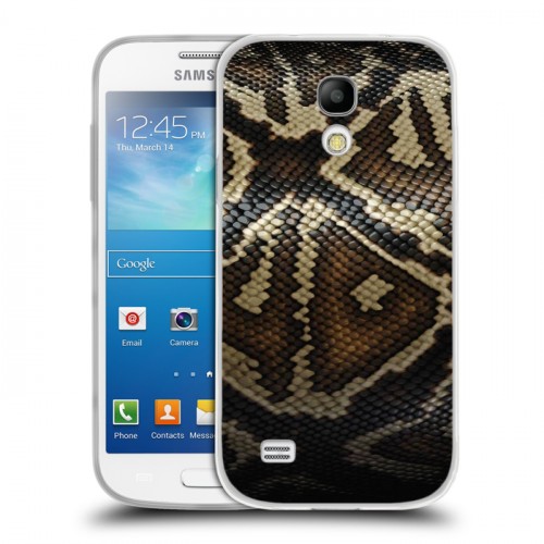 Дизайнерский пластиковый чехол для Samsung Galaxy S4 Mini  Кожа змей