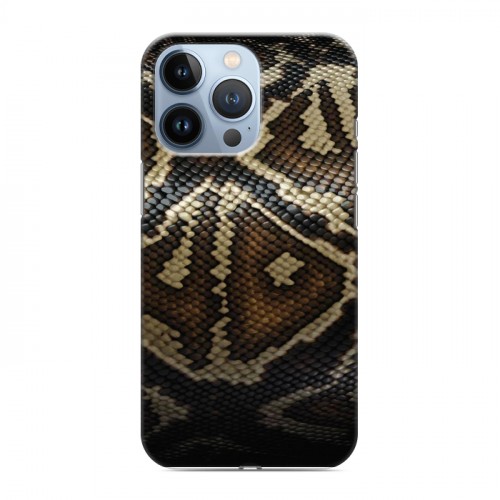Дизайнерский силиконовый чехол для Iphone 13 Pro Кожа змей
