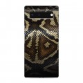 Дизайнерский силиконовый с усиленными углами чехол для Google Pixel 6 Кожа змей