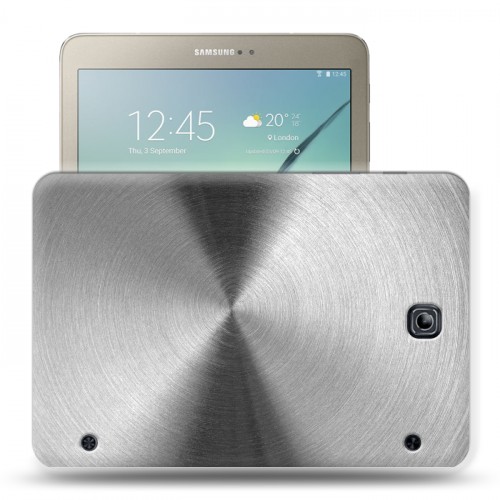 Дизайнерский силиконовый чехол для Samsung Galaxy Tab S2 8.0 Металл