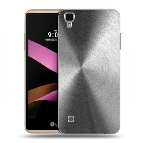 Дизайнерский пластиковый чехол для LG X Style Металл