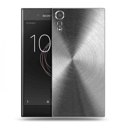 Дизайнерский пластиковый чехол для Sony Xperia XZs Металл