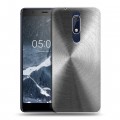 Дизайнерский пластиковый чехол для Nokia 5.1 Металл