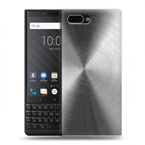 Дизайнерский пластиковый чехол для BlackBerry KEY2 Металл