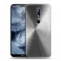 Дизайнерский силиконовый чехол для Nokia 6.1 Plus Металл