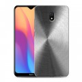 Дизайнерский силиконовый с усиленными углами чехол для Xiaomi RedMi 8A Металл