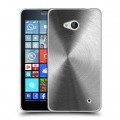 Дизайнерский пластиковый чехол для Microsoft Lumia 640 Металл