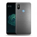 Дизайнерский силиконовый чехол для Xiaomi Mi A2 Металл