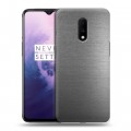 Дизайнерский пластиковый чехол для OnePlus 7 Металл