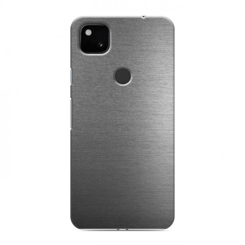 Дизайнерский пластиковый чехол для Google Pixel 4a Металл