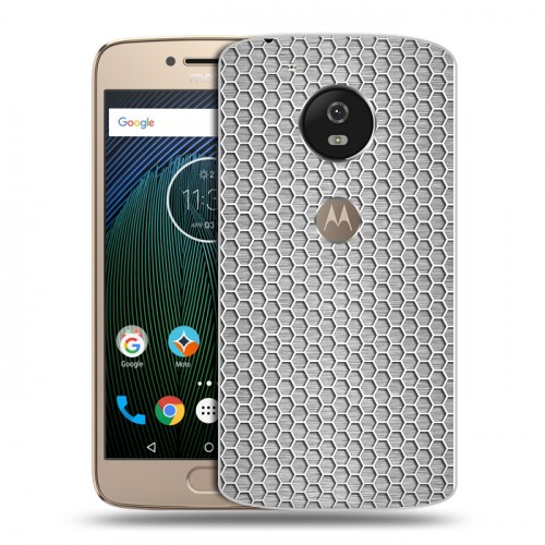 Дизайнерский силиконовый чехол для Motorola Moto G5s Металл