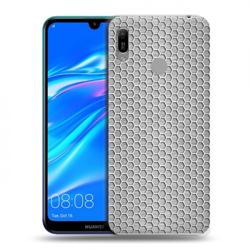 Дизайнерский пластиковый чехол для Huawei Y6 (2019) Металл