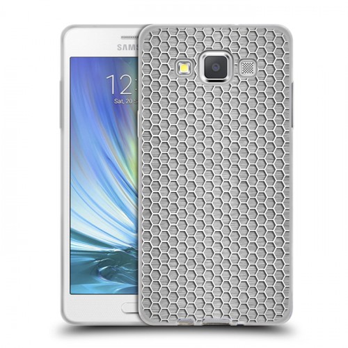 Дизайнерский пластиковый чехол для Samsung Galaxy A5 Металл