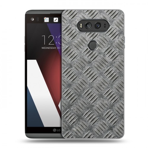 Дизайнерский пластиковый чехол для LG V20 Металл