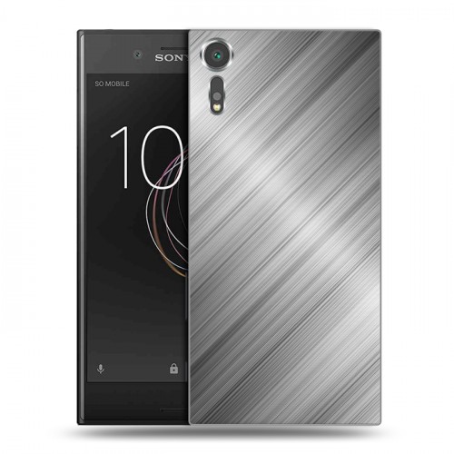 Дизайнерский пластиковый чехол для Sony Xperia XZs Металл