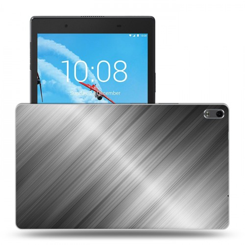 Дизайнерский силиконовый чехол для Lenovo Tab 4 8 Plus Металл