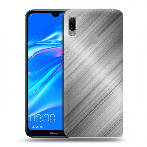 Дизайнерский пластиковый чехол для Huawei Y6 (2019) Металл