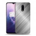 Дизайнерский пластиковый чехол для OnePlus 7 Металл