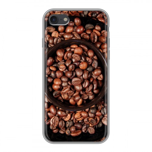 Дизайнерский силиконовый чехол для Iphone 7 кофе текстуры