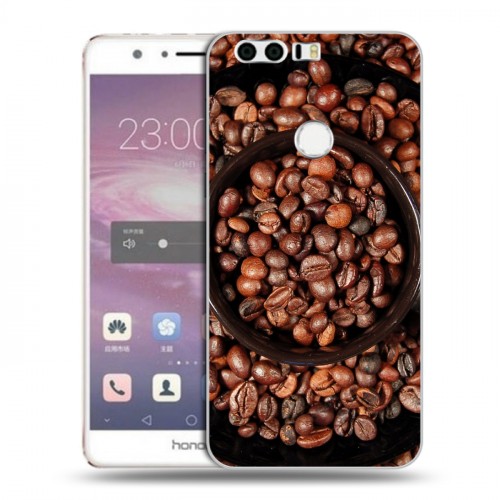 Дизайнерский пластиковый чехол для Huawei Honor 8 кофе текстуры