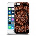 Дизайнерский пластиковый чехол для Iphone 5s кофе текстуры