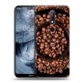 Дизайнерский пластиковый чехол для Nokia 6.1 Plus кофе текстуры