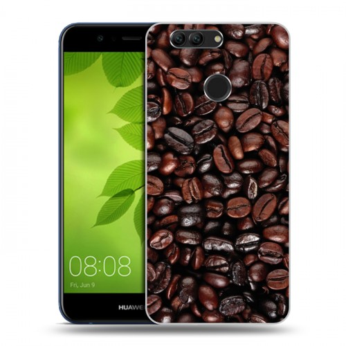 Дизайнерский пластиковый чехол для Huawei Nova 2 Plus кофе текстуры