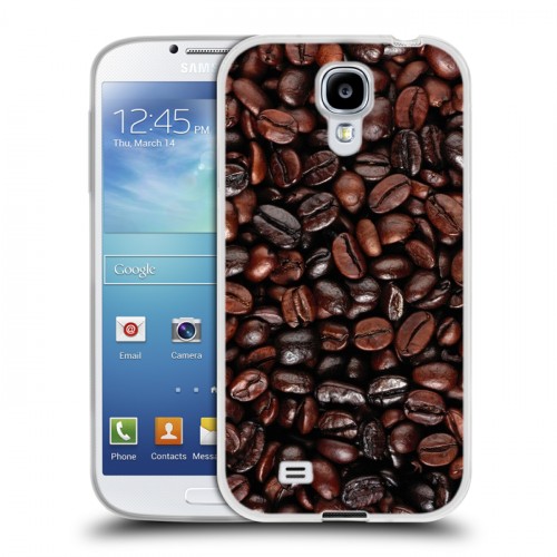 Дизайнерский пластиковый чехол для Samsung Galaxy S4 кофе текстуры