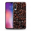 Дизайнерский силиконовый с усиленными углами чехол для Xiaomi Mi9 кофе текстуры