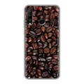 Дизайнерский силиконовый с усиленными углами чехол для Huawei P30 Lite кофе текстуры
