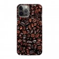 Дизайнерский силиконовый чехол для Iphone 12 Pro Max кофе текстуры