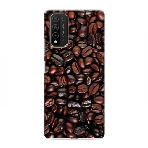 Дизайнерский пластиковый чехол для Huawei Honor 10X Lite кофе текстуры