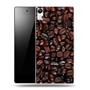 Дизайнерский силиконовый чехол для Lenovo Vibe Shot кофе текстуры (на заказ)