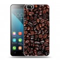 Дизайнерский пластиковый чехол для Huawei Honor 4X кофе текстуры