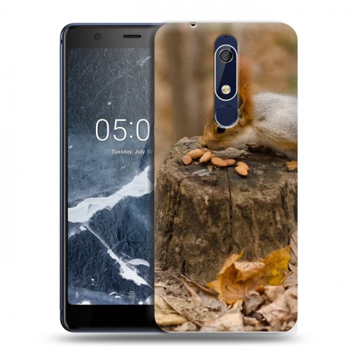 Дизайнерский пластиковый чехол для Nokia 5.1 Грызуны