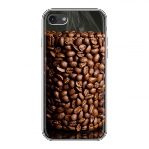 Дизайнерский силиконовый чехол для Iphone 7 кофе текстуры