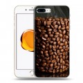 Дизайнерский силиконовый чехол для Iphone 7 Plus / 8 Plus кофе текстуры