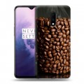 Дизайнерский пластиковый чехол для OnePlus 7 кофе текстуры