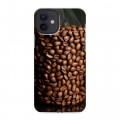 Дизайнерский силиконовый чехол для Iphone 12 кофе текстуры