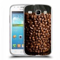 Дизайнерский силиконовый чехол для Samsung Galaxy Core кофе текстуры
