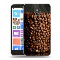 Дизайнерский пластиковый чехол для Nokia Lumia 1320 кофе текстуры