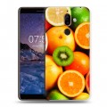 Дизайнерский пластиковый чехол для Nokia 7 Plus Фрукты текстуры