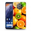 Дизайнерский пластиковый чехол для Nokia 9 PureView Фрукты текстуры