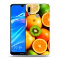 Дизайнерский пластиковый чехол для Huawei Y6 (2019) Фрукты текстуры