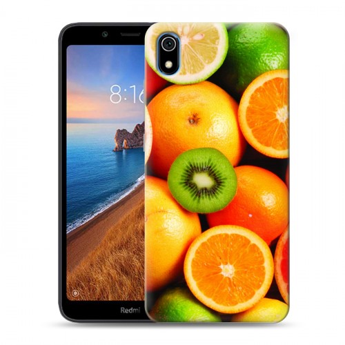 Дизайнерский силиконовый чехол для Xiaomi RedMi 7A Фрукты текстуры