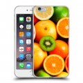 Дизайнерский силиконовый чехол для Iphone 6 Plus/6s Plus Фрукты текстуры