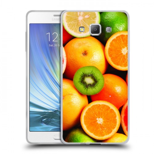 Дизайнерский пластиковый чехол для Samsung Galaxy A7 Фрукты текстуры