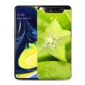 Дизайнерский пластиковый чехол для Samsung Galaxy A80 Фрукты текстуры