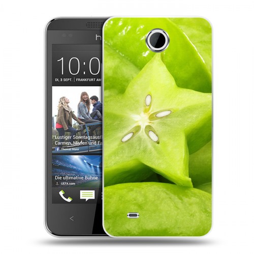 Дизайнерский пластиковый чехол для HTC Desire 300 Фрукты текстуры