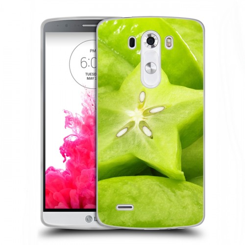 Дизайнерский пластиковый чехол для LG G3 (Dual-LTE) Фрукты текстуры